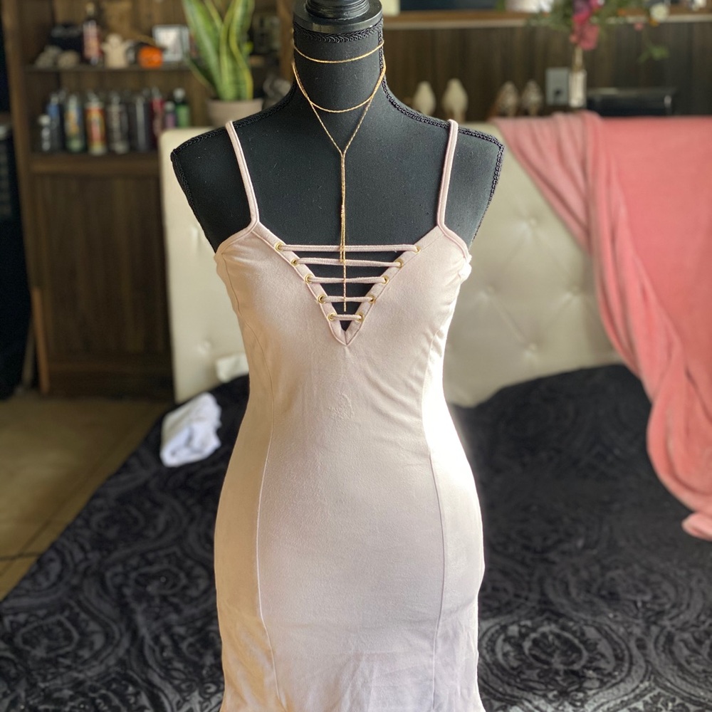 Guess pink mini dress